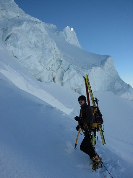 seracs : C'est beau ... mais faut pas trainer ...