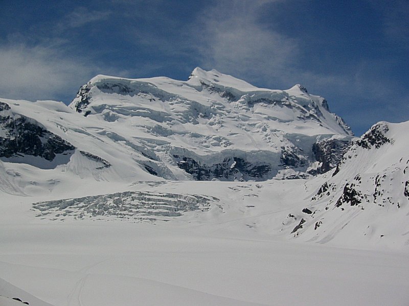 grand combin : Vue de la cabane sur la grosse meringue.