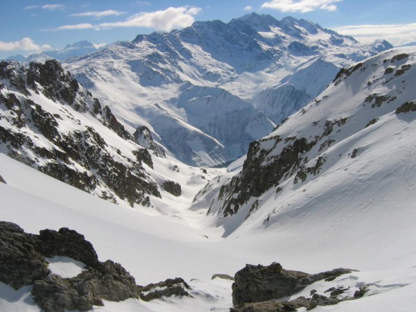 #2 Versant sud du col : Vue sur le massif des Rousses Versant sud du col : Vue sur le massif des Rousses