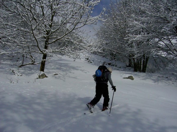 #1 Départ du Riveir d Départ du Riveir d'Allemont : Nous partîmes le coeur plein d'entrain, sous le soleil et dans un paysage bien hivernal, motivés et tout et tout....