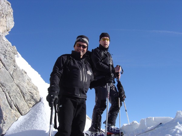 #2 sortie du couloir : Fred et Jean Marc avant la descente du couloir. sortie du couloir : Fred et Jean Marc avant la descente du couloir.