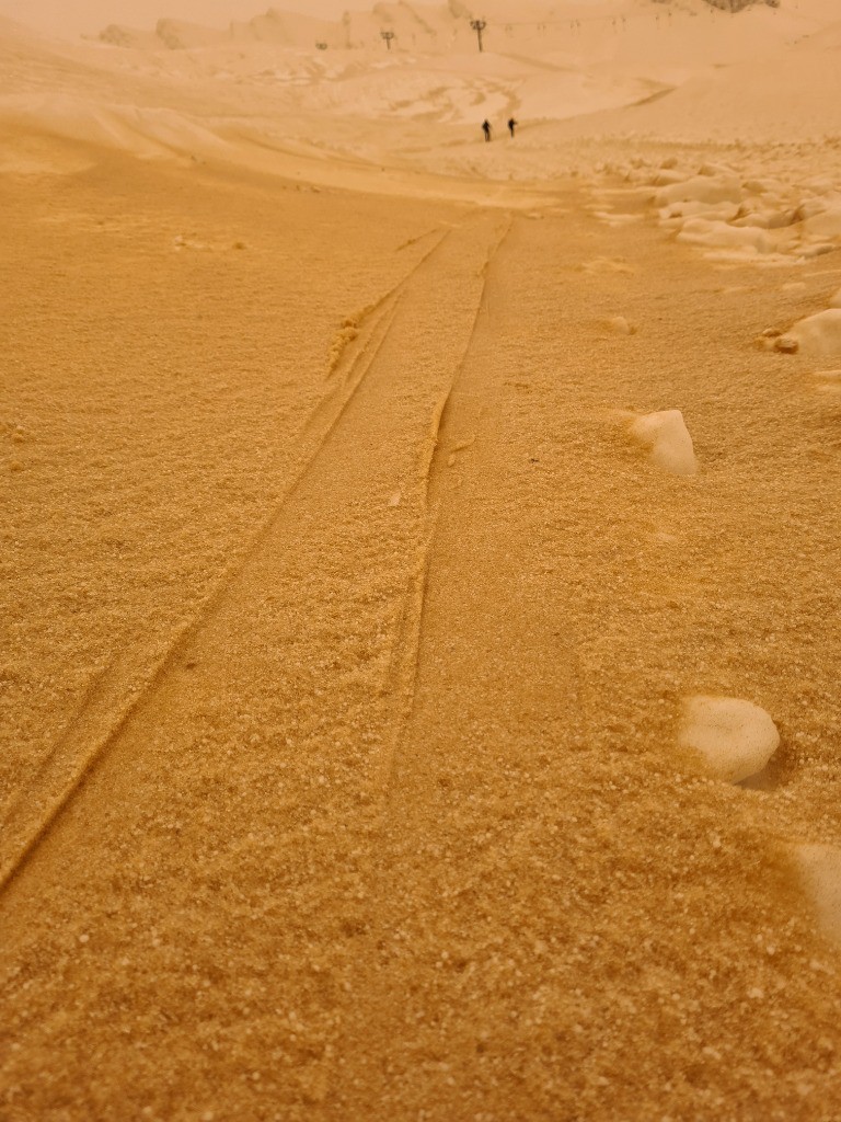 Accumulations exceptionnelles de sable !