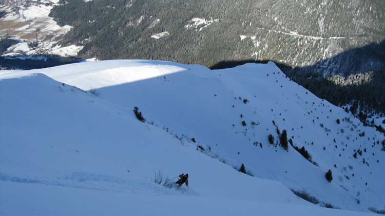 #11 Pente Nord Orionde : Rob part déminer le terrain, grosse poudre Pente Nord Orionde : Rob part déminer le terrain, grosse poudre