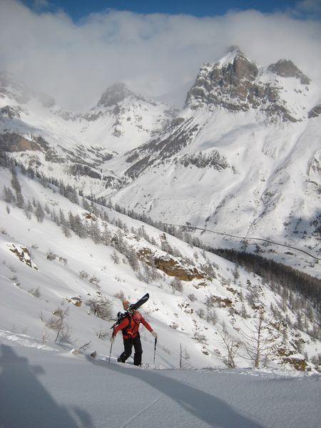 #2 L L'Ours : Face à l'Aiguillette du Lauzet.