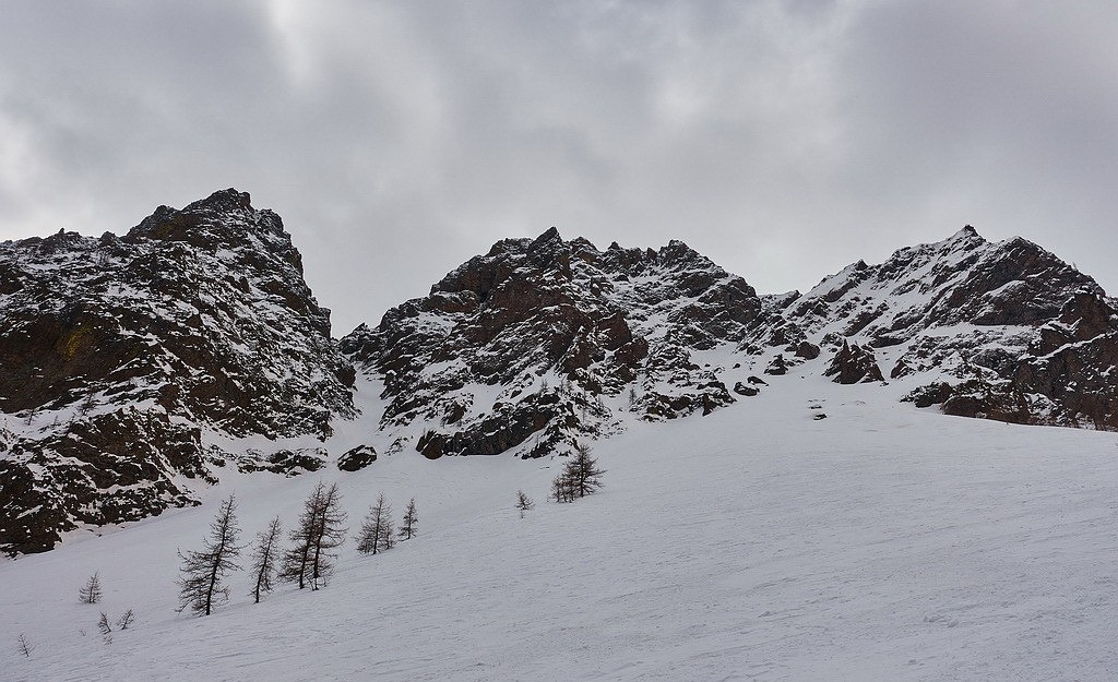 #15 Seconde remontée, on choisit les pentes Nord de droite... Seconde remontée, on choisit les pentes Nord de droite...