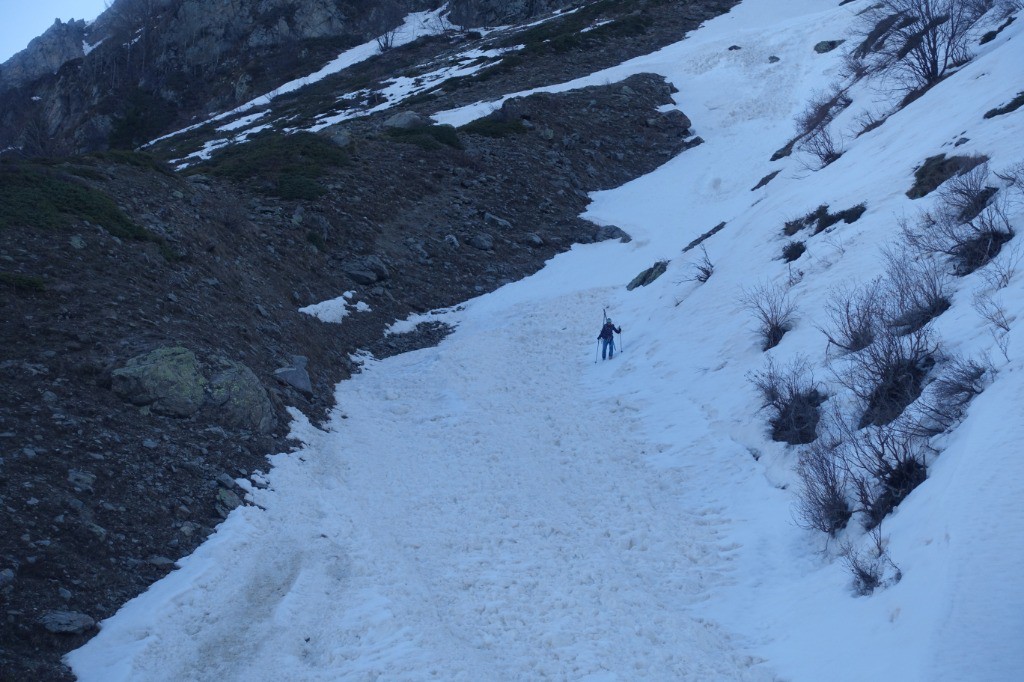 #3 Couloir de redescente après notre erreur Couloir de redescente après notre erreur