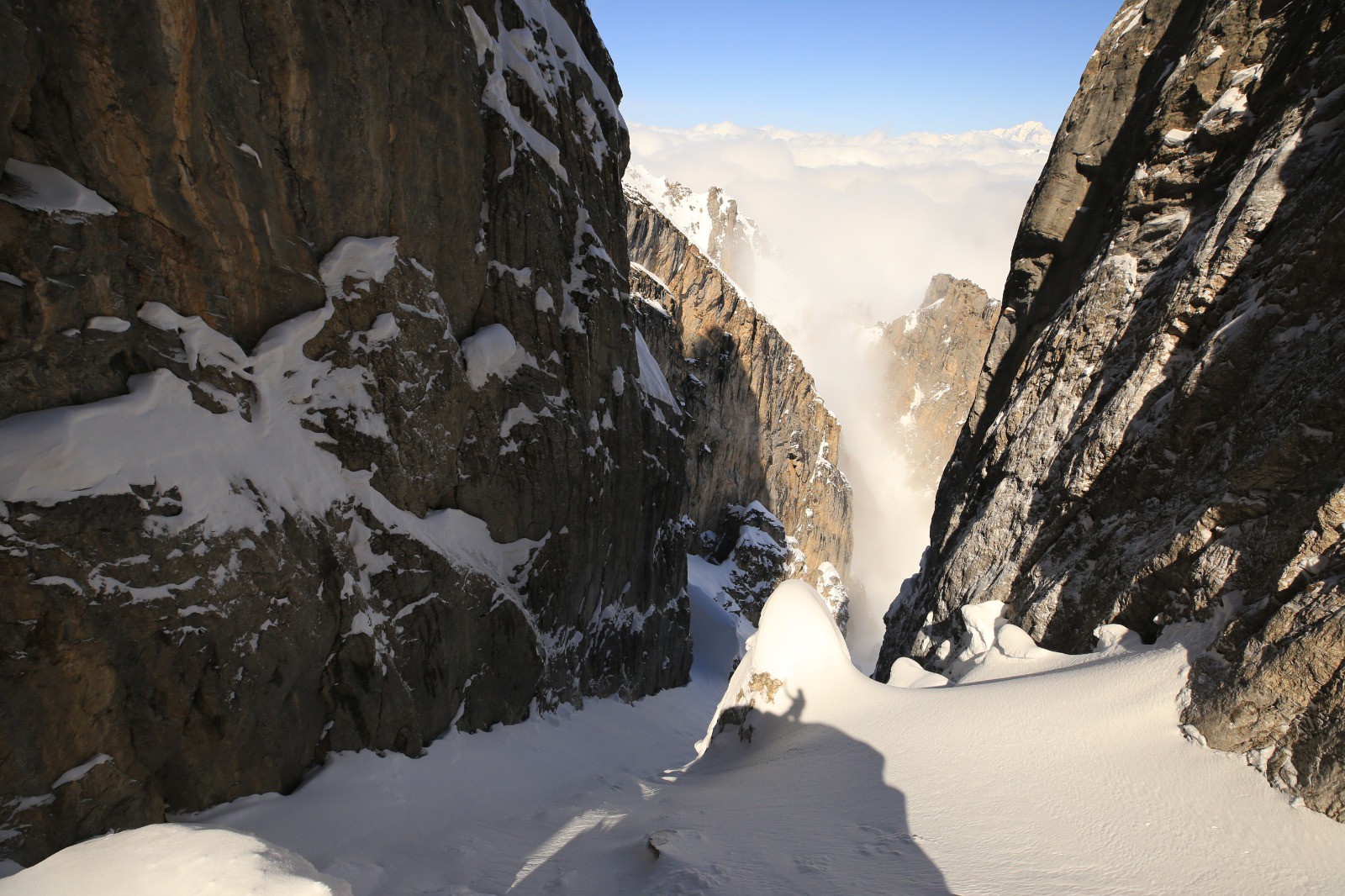 Entrée du couloir encore vierge