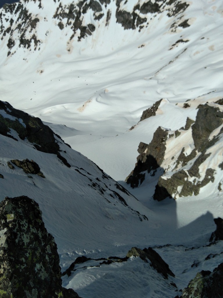 #13 Couloir nord du Merlet, c Couloir nord du Merlet, c'est ici