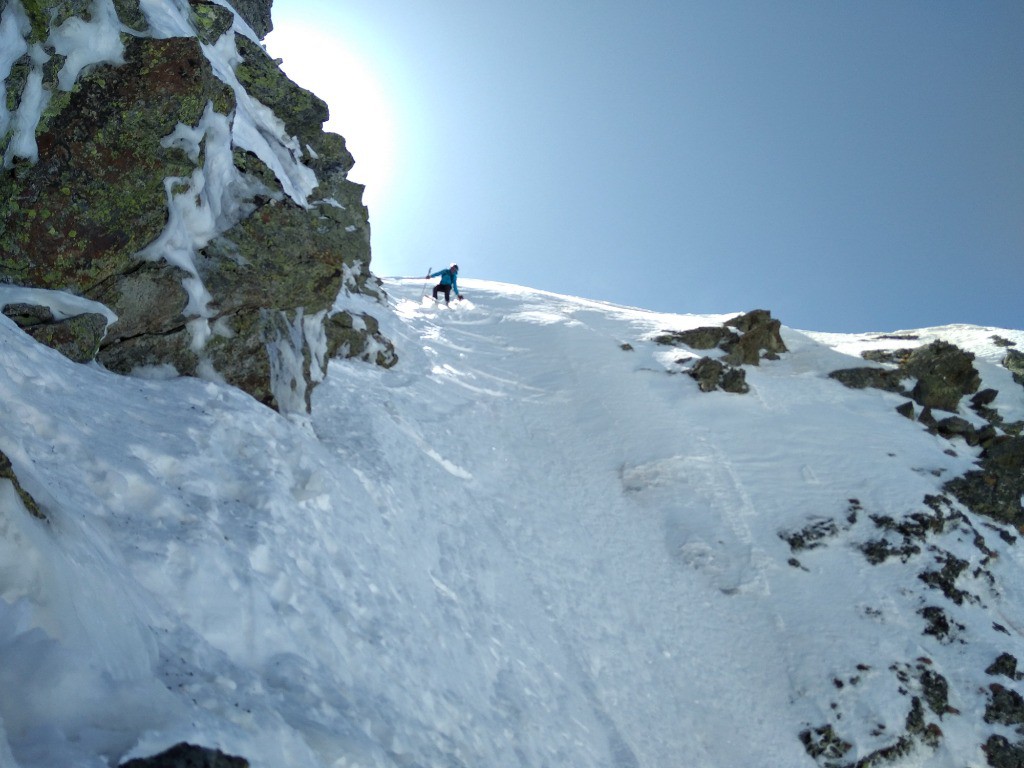 #14 Entrée du couloir nord du Merlet Entrée du couloir nord du Merlet