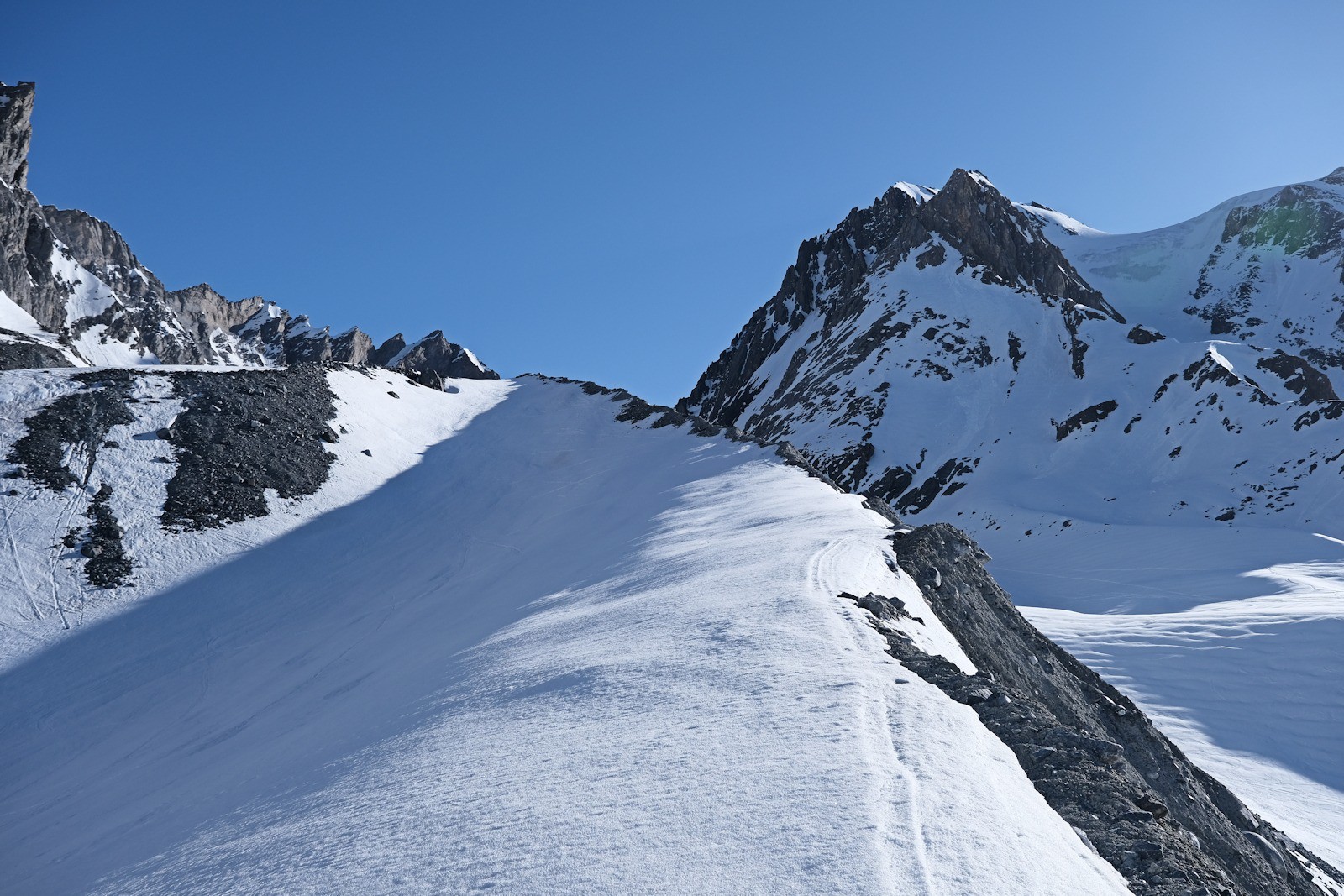 #4 Sur le fil de la moraine. Sur le fil de la moraine.