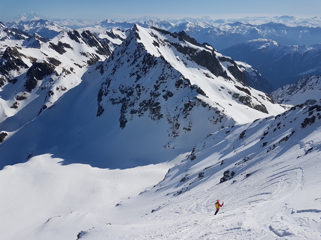 Descente de la face NE