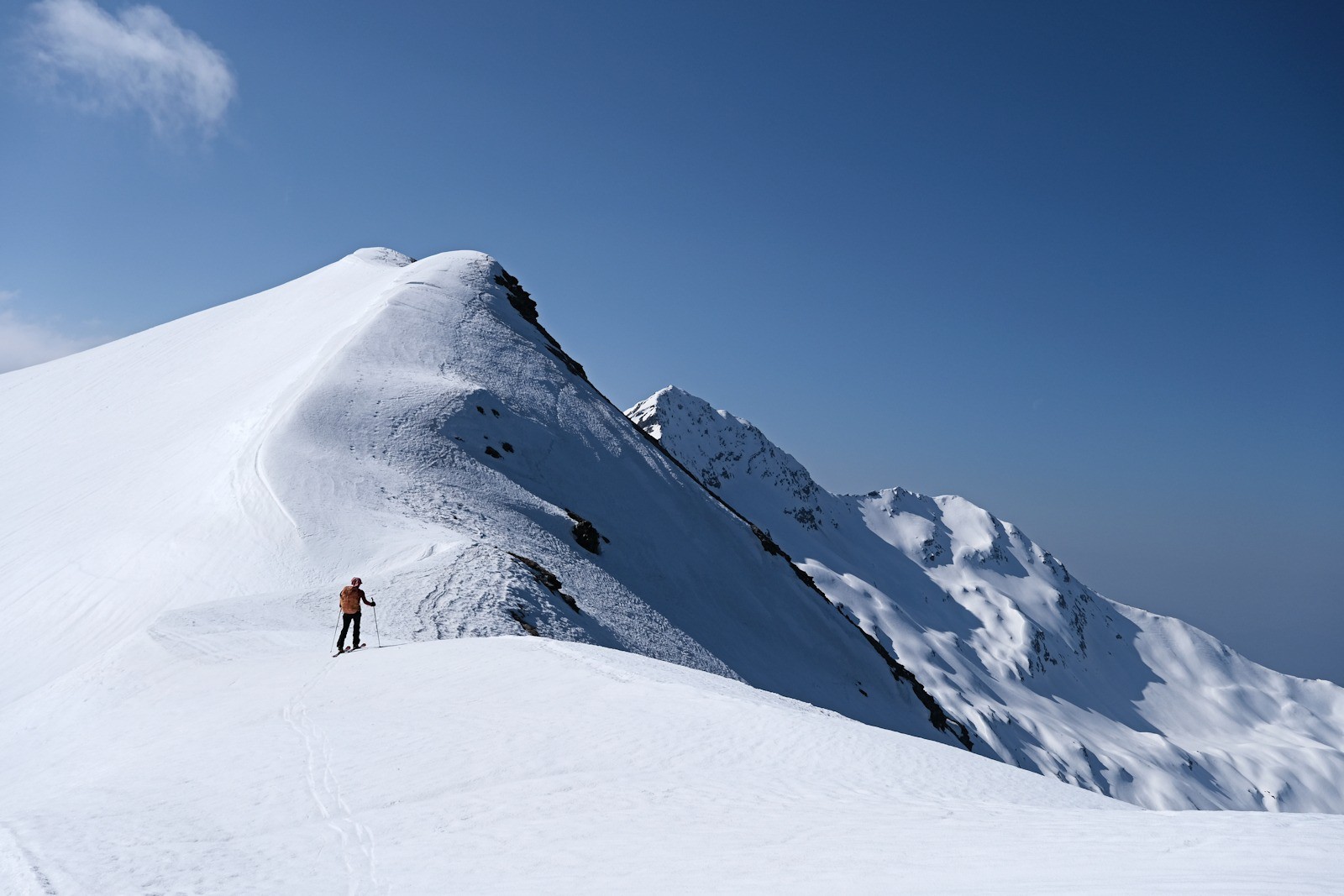 L'arête nord de la Tuile.