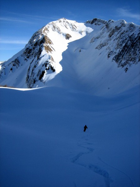 #8 Croix d Croix d'Almet : Des excellentes conditions de neige dans la combe des Fours aujourd'hui.