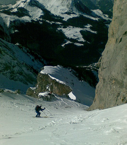 #1 Début du couloir Chauchefoin : Nicolas dans la première partie du couloir Début du couloir Chauchefoin : Nicolas dans la première partie du couloir