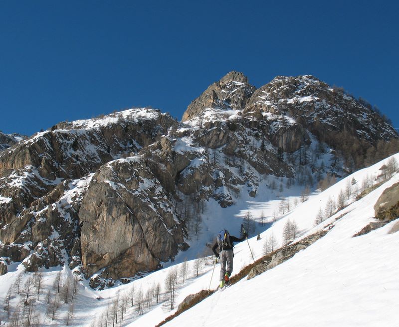 #1 Panestrel, couloir E de gauche : Les pentes d Panestrel, couloir E de gauche : Les pentes d'accès au vallon