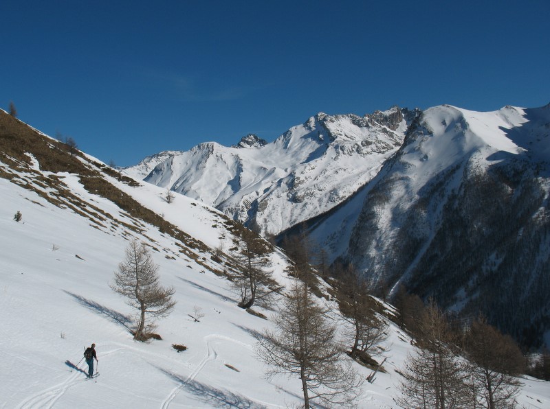 #15 Panestrel, couloir E de gauche : Retour tranquille Panestrel, couloir E de gauche : Retour tranquille