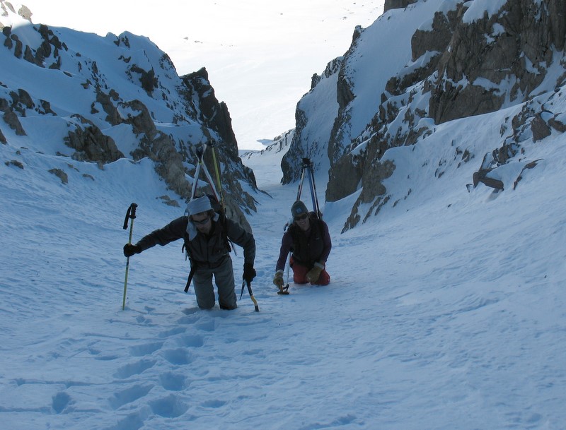 #7 Panestrel, couloir E de gauche : Ca monte pas trop mal Panestrel, couloir E de gauche : Ca monte pas trop mal