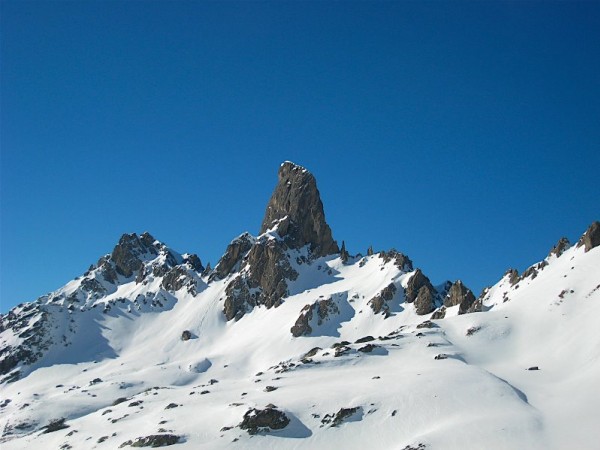 #2 La Pierra Menta : La Pierra Menta, vu depuis le refuge de Presset La Pierra Menta : La Pierra Menta, vu depuis le refuge de Presset
