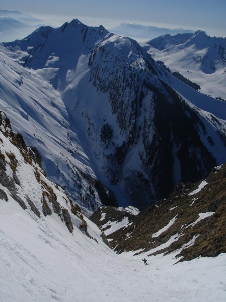 #6 Couloir SO : Plus bas (photo François) Couloir SO : Plus bas (photo François)
