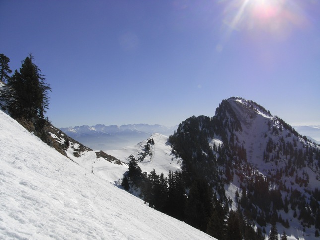 #2 Col de la Cochette : Et on voit aussi le couloir N de Bade Col de la Cochette : Et on voit aussi le couloir N de Bade
