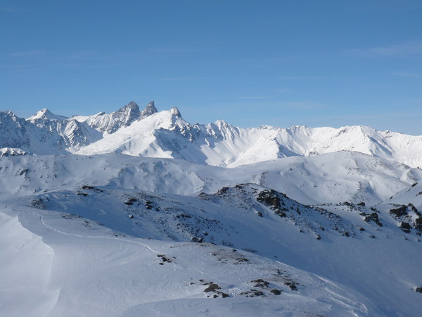 #1 Sommet : Vue sur les Aiguilles d Sommet : Vue sur les Aiguilles d'Arves du sommet