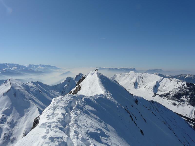 #4 Mt Pécloz : L Mt Pécloz : L'arête sommitale