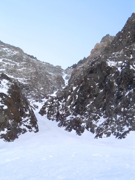 #1 Burlan N - couloir : C Burlan N - couloir : C'est un peu plus sec que sur le topo.
