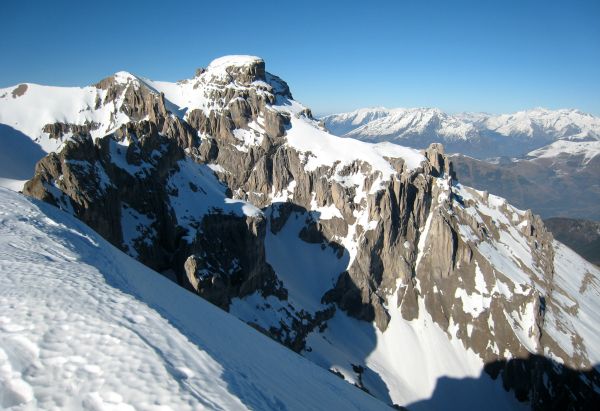 #12 Obiou et Combe de la Fuvelle : On voit bien l Obiou et Combe de la Fuvelle : On voit bien l'itinéraire du matin