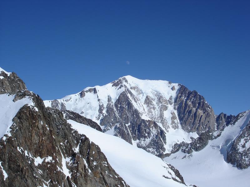 #3 Mt Blanc : Le col Infranchissable et le Mt Blanc Mt Blanc : Le col Infranchissable et le Mt Blanc