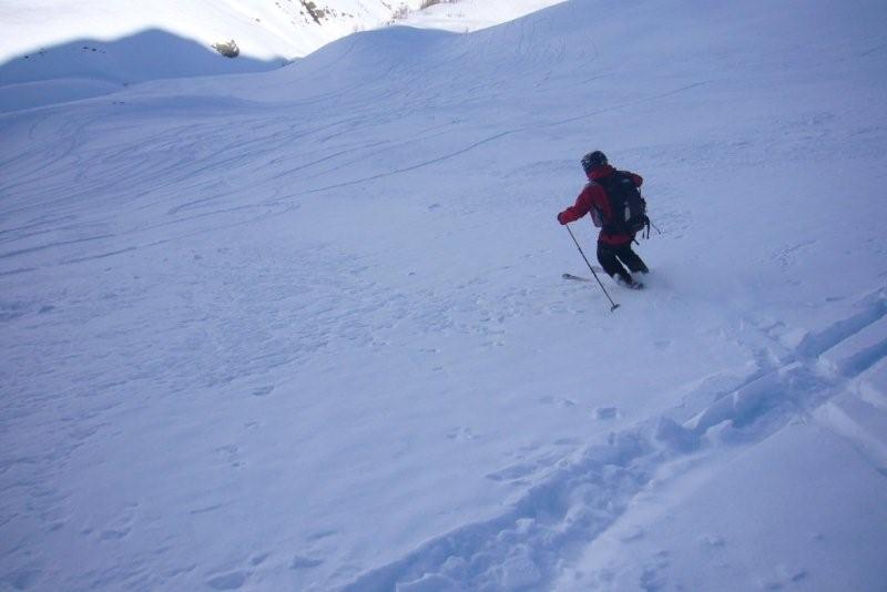 #3 Descente NW : Début de la decente NW pour Clément. Descente NW : Début de la decente NW pour Clément.