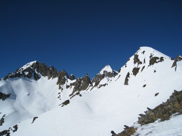 #6 Merlet : Pic Nord du Merlet, Pointe du Baccheux et Gros Rocher Merlet : Pic Nord du Merlet, Pointe du Baccheux et Gros Rocher