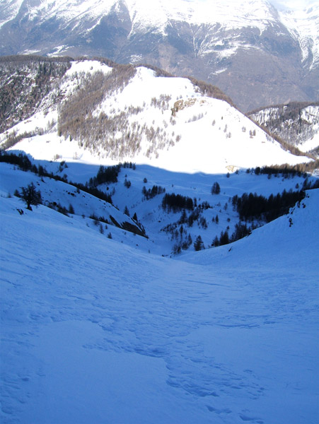 #12 Mounier : Le dernier couloir, pour le fond qui me ramène au plus près de mon itinéraire. Mounier : Le dernier couloir, pour le fond qui me ramène au plus près de mon itinéraire.