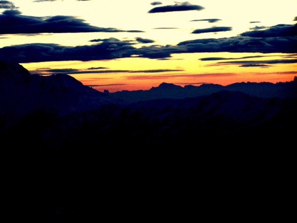 Nocturne : Coucher de soleil et vue sur le Vercors