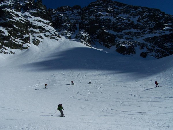 Desnete du col d'Arguille : Jour 2 : Descente derriere le col d'Arguille