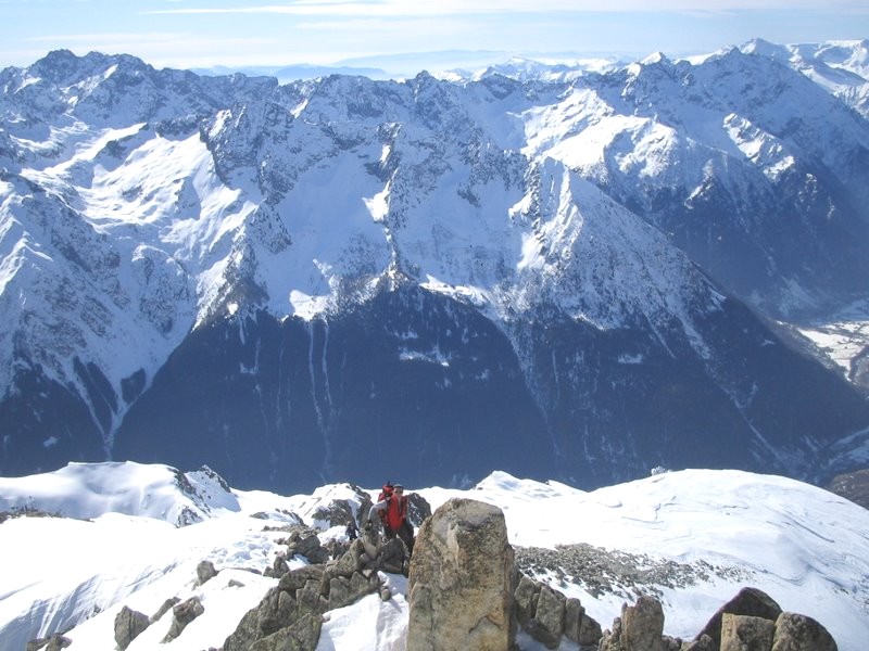 arête sommitale : Moms en termine !