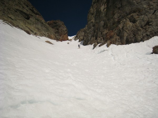 #4 Couloir sud des Espères 23 02 : descente du couloir Couloir sud des Espères 23 02 : descente du couloir