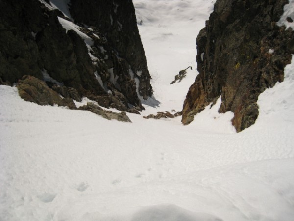 #2 Couloir sud des Espères 23 02 : le couloir vu du haut Couloir sud des Espères 23 02 : le couloir vu du haut