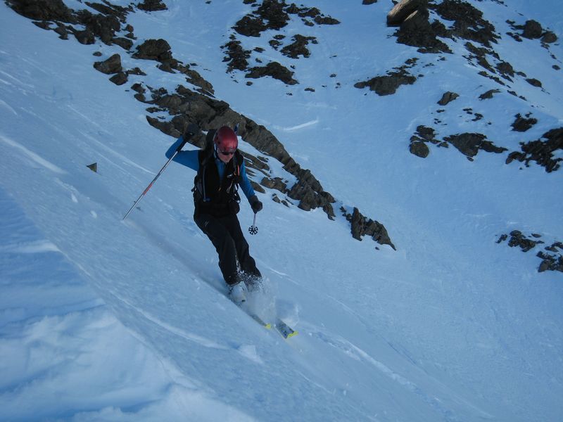 La Rosiere NE : AnneCé en pleine concentration