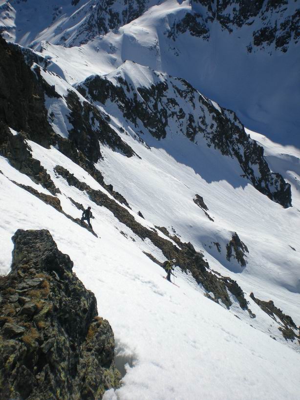 #7 Pic de Pian : Louis et Bruno apres la première partie. Pic de Pian : Louis et Bruno apres la première partie.