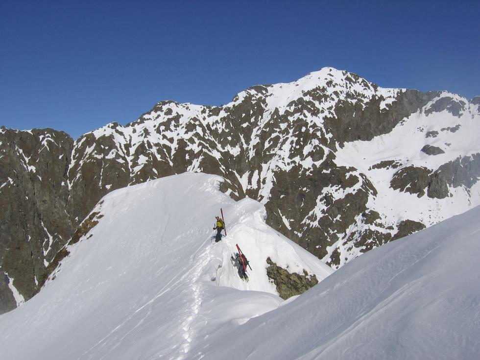 #1 Pic de l Pic de l'Arche : Sortie du couloir d'accès