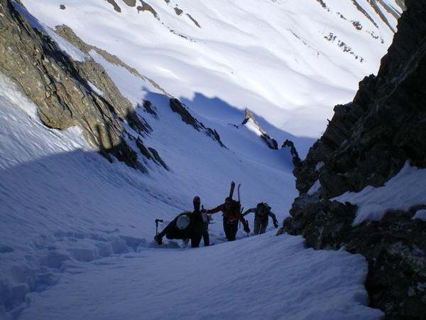 #5 Grande Moendaz : Arrivée à la brêche. Grande Moendaz : Arrivée à la brêche.