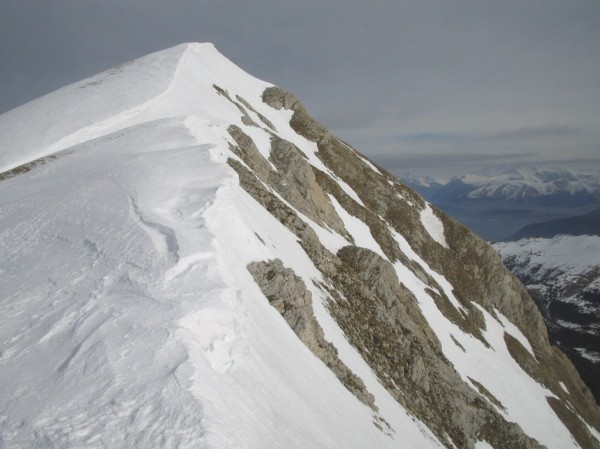 #6 sommet Grand Veymont : Les couloirs de la face sud à droite sommet Grand Veymont : Les couloirs de la face sud à droite