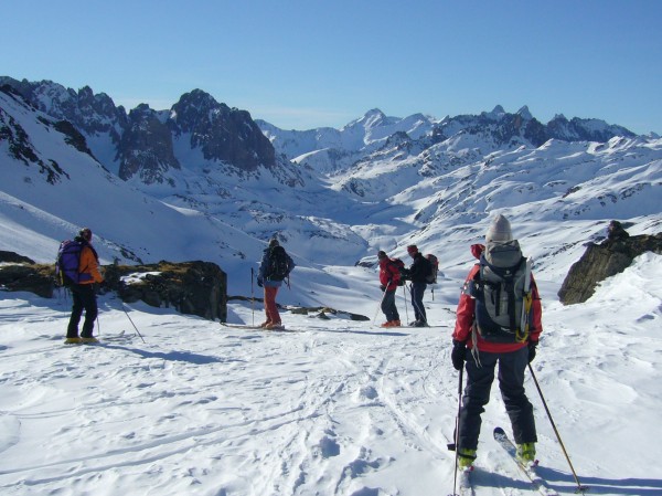 Descente vers les Drayères : Bien paisible, et encore de superbes paysages.