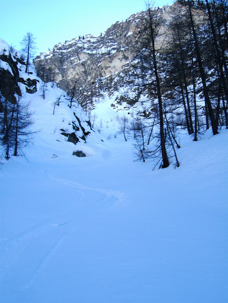 #8 La Bianca : Le vallon est bien poudreux. La Bianca : Le vallon est bien poudreux.
