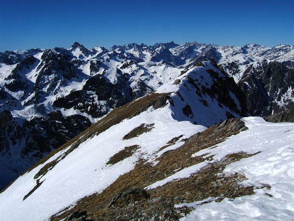 #6 La Bianca : Le départ de la pente que l La Bianca : Le départ de la pente que l'on aurait du prendre si on avait pris les skis!