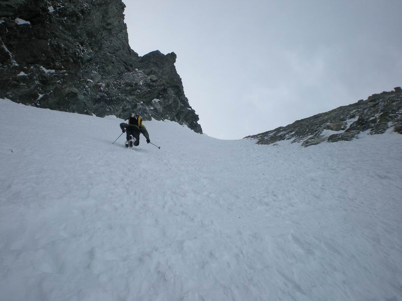 #4 Pointe Maximin : NIW qui trace dans le couloir. Pointe Maximin : NIW qui trace dans le couloir.