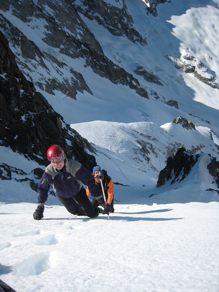 Col N de Clot Chatel : ça monte bien raide dans ces Ecrins !!!