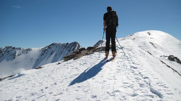 #3 Crête finale : Au fond à gauche, Roche Méane. Crête finale : Au fond à gauche, Roche Méane.