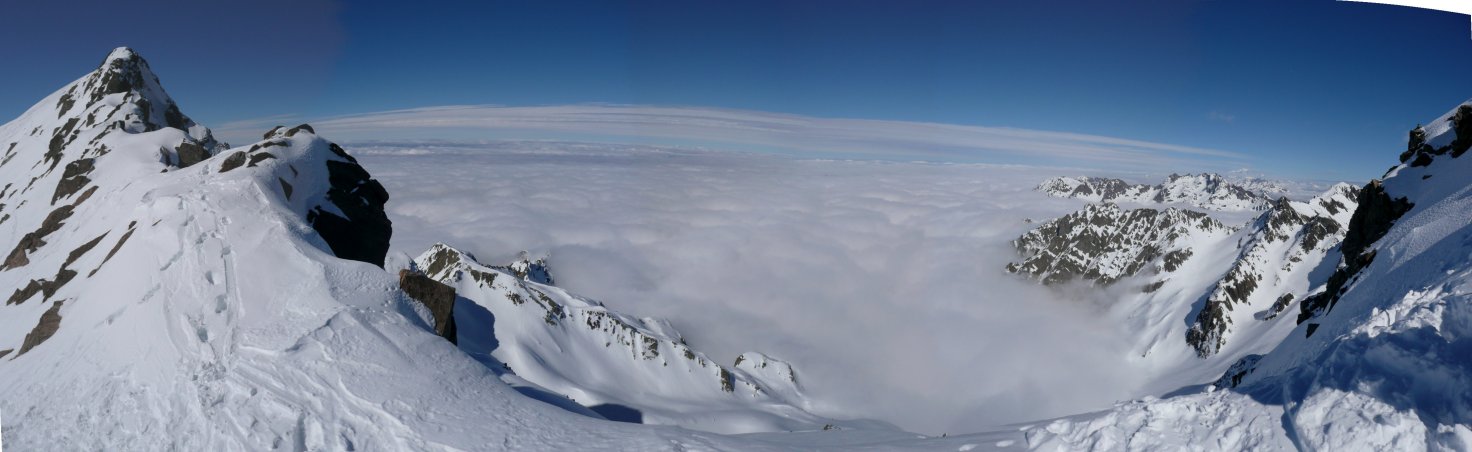 #6 Depuis le sommet de la face : vue au nord Depuis le sommet de la face : vue au nord