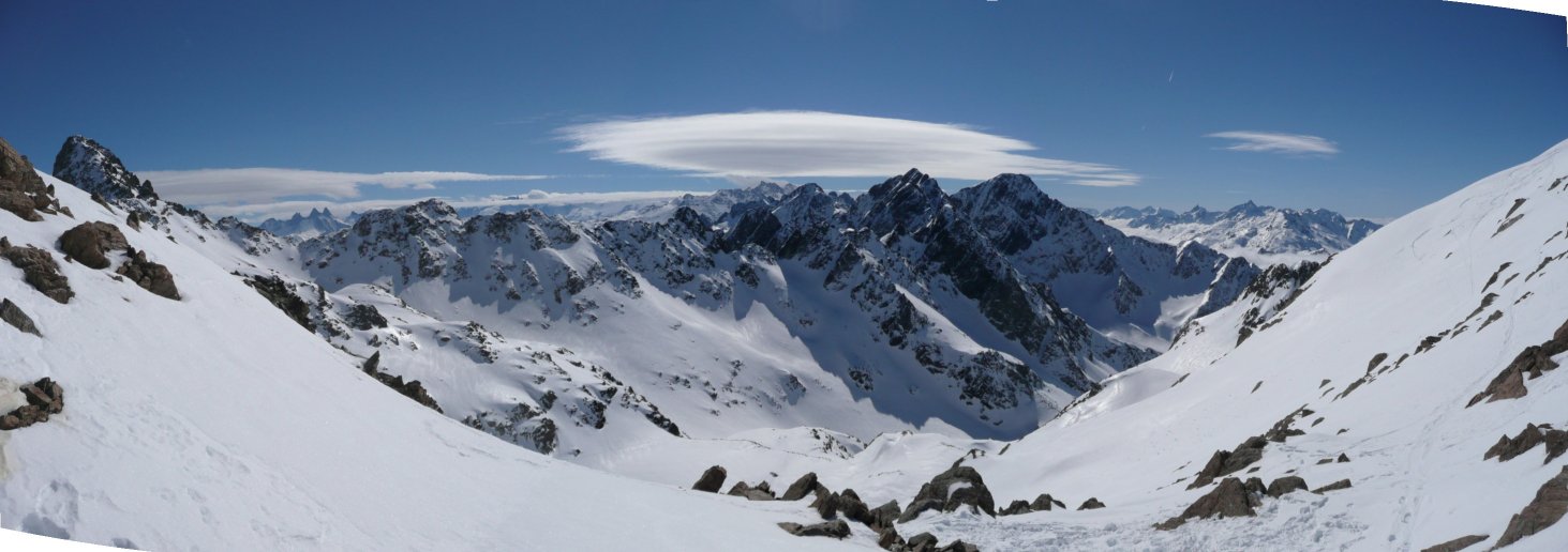 #7 Depuis le sommet de la face : vue au sud Depuis le sommet de la face : vue au sud